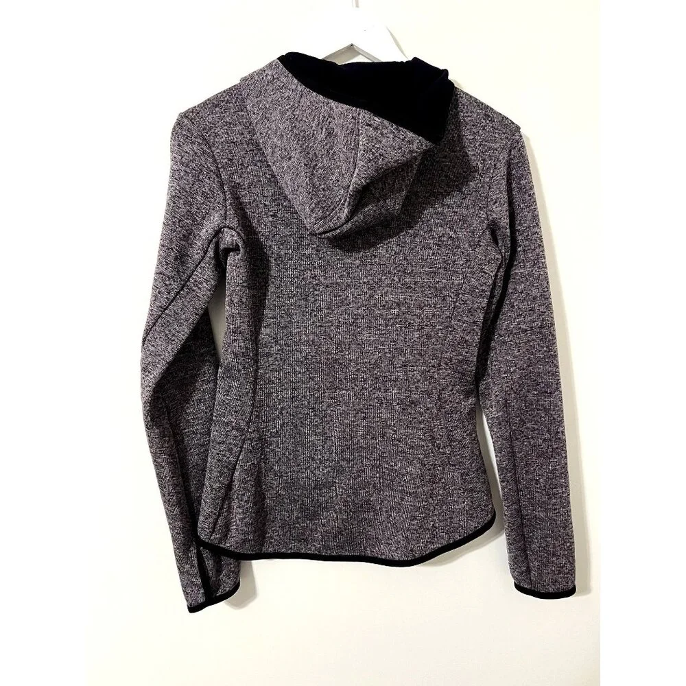Nike Heathered Purple Dri-Fit Zip Up Fleece Hoodie Sweater Size‎ S